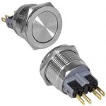 Кнопка антивандал. GQ22PF-11/N on-(off)+off-(on)