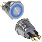 Кнопка антивандальная GQ22PF-11ZE/B/N on-off+off-on