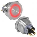 Кнопка антивандальная GQ30PF-11ZE/R/N on-off+off-on