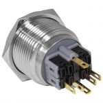 Кнопка антивандальная GQ28-11ZD/B/N on-off+off-on