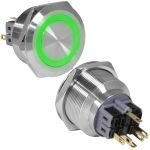 Кнопка антивандальная GQ30-11ZE/G/N on-off+off-on