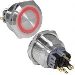 Кнопка антивандальная GQ28-11ZE/R/N on-off+off-on