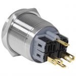 Кнопка антивандальная GQ25PF-11ZD/R/N on-off+off-on