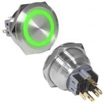 Кнопка антивандальная GQ30-11E/G/N on-(off)+off-(on)