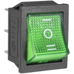 Переключатель KCD4-203N-C6-G/6P on-off-on