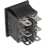 Переключатель KCD4-203N-C6-G/6P on-off-on