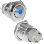 Кнопка антивандал. GQ16B-10ZD/J/B/N off-on