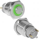 Кнопка антивандал. GQ16PH-10ZE/J/G/N off-on