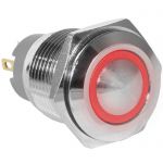 Кнопка антивандальная GQ16B-10ZE/J/R/N off-on