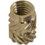 Втулка резьбовая закладная с отверстием М2,5 L=6 Т2