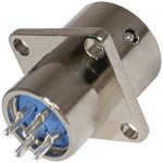 Разъем XS12-4 (Zn) panel jack