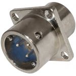 Разъем XS12-3 (Zn) panel plug