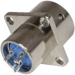 Разъем XS12-3 (Zn) panel plug