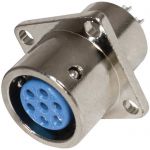 Разъем XS12-7 (Zn) panel jack