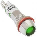 Светодиод в корусе L-615-G 220v (8mm)