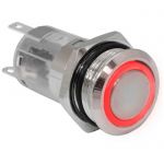 Кнопка антивандальная LAS2GQF-11ZE/R/N on-on