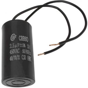 Конденсатор CBB60   2.5uF  450V WIRE (SAIFU) купить по цене от 73.17 руб. из наличия.