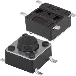 Кнопка тактовая KAN0641-0431B 6x6x4.3 mm  SMD купить по цене от 1.18 руб. из наличия.