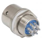 Разъем XS12-7 (Zn) panel-cable jack