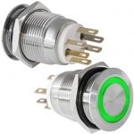 Кнопка антивандальная LAS1GQ-11E/G/N on-(off)+off-(on)