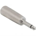 Разъем JD-492 / XLR 3P M-jack 6.3 mono M