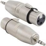 Разъем JD-486 / XLR 3P F-mini jack 3.5 M