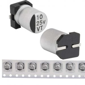 Конденсатор 10 uF  25 V   105C   4*5.4   VT купить по цене от 1.75 руб. из наличия.