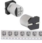 Конденсатор 10 uF 25 V 105C 4*5.4 VT