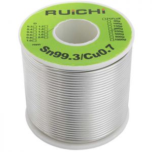 Sn99.3/Cu0.7 d1.5mm 250g (Припой) купить по цене от 2012.74 в компании РУЭЛКОМ/ Характеристики, описание, размеры