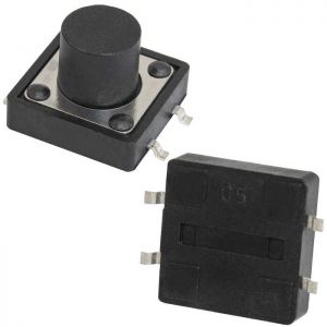 KAN1243 0901B 12x12x9mm SMD (Кнопка тактовая) купить по цене от 3.86 в компании РУЭЛКОМ/ Характеристики, описание, размеры