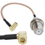 Разъем SMB-JR/F-J RG316 15cm