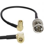 Разъем SMB-JR/BNC-P RG174 15cm