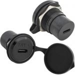 Разъем USB TYPE-C F-F PN cap