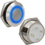 Кнопка антивандальная GQ19TF-10E/B/N off-(on)