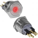 Кнопка антивандальная GQ22-11ZD/R on-off+off-on