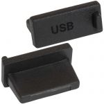 Разъем USB Rubber plug USB A 02 black
