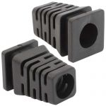 Втулка проходная Втулки 6.5х12х12х10х19х2 black