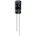 Конденсатор 220 UF 25 V 105C 6*12 (JWCO)