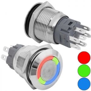 GQ19B-10E/RGB/N off-(on) (Кнопка антивандальная) купить по цене от 306.2 в компании РУЭЛКОМ/ Характеристики, описание, размеры