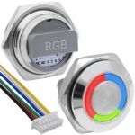 Кнопка антивандальная GQ16TF-6E/RGB/N off-(on)