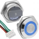 Кнопка антивандальная GQ16TF-4E/B/N off-(on)