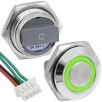 Кнопка антивандальная GQ16TF-4E/G/N off-(on)