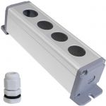 Корпус кнопочного поста BP-AL-4-22-W