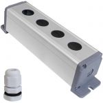 Корпус кнопочного поста BP-AL-4-19-W