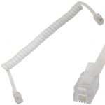 Кабель телефонный Витой кабель RJ10 (4P4C) 1м белый