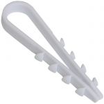 Фиксатор для кабеля ДХ 5–10 (бел) (100шт)