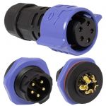 Разъем герметичный SZC20B-5P-M-FB