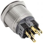 Кнопка антивандальная GQ25-11ZE/B/N on-off+off-on