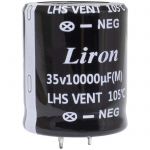 Конденсатор 10000 UF 35V 105*C 30*35 Liron