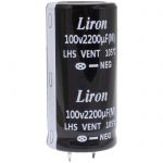 Конденсатор 2200 UF 100V 105*C 25*50 Liron